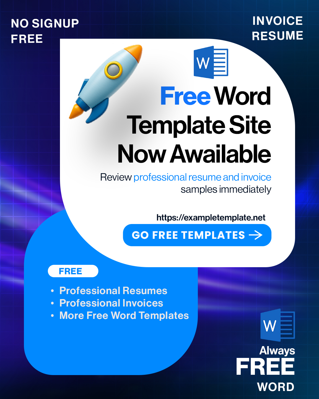 Free Word Templates - ExampleTemplate.net